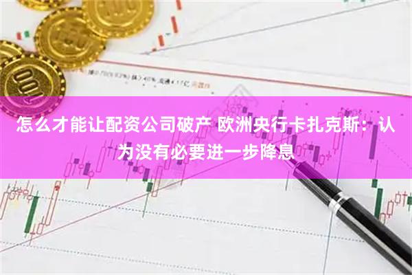 怎么才能让配资公司破产 欧洲央行卡扎克斯：认为没有必要进一步降息